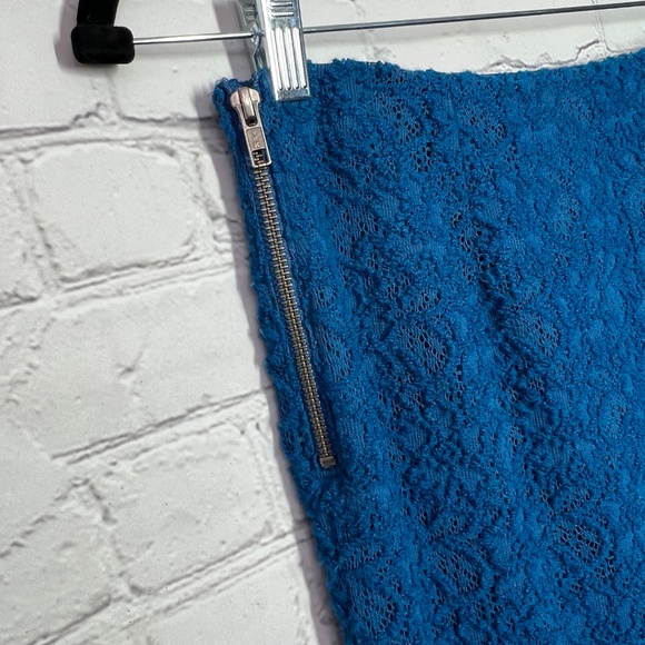 |•ANTHRPOLOGIE•| Moulinette Soeurs Lapis Laced Pencil Skirt - Picture 9 of 12